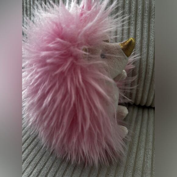 FAO Schwarz 6" Sparklers Pink Hedgehog Toy Plush - Picture 9 of 15